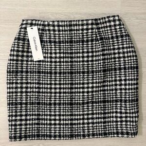 Calvin Klein Plaid Skirt